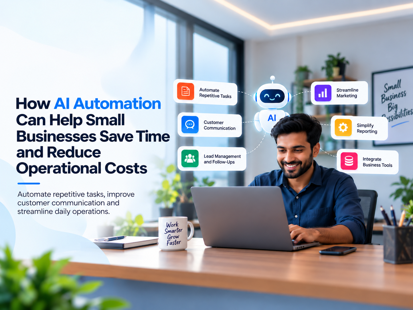 How AI Automation Can Help Small Businesses Save Time and Reduce Operational Costs